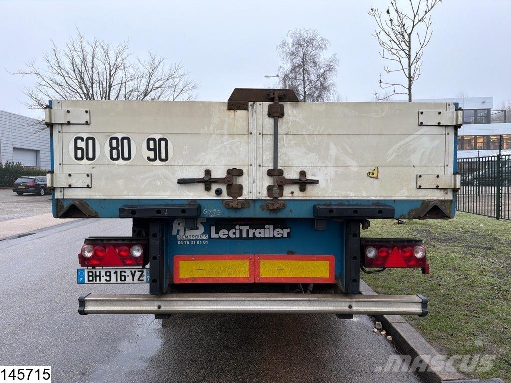 Lecitrailer open laadbak Pritschenauflieger