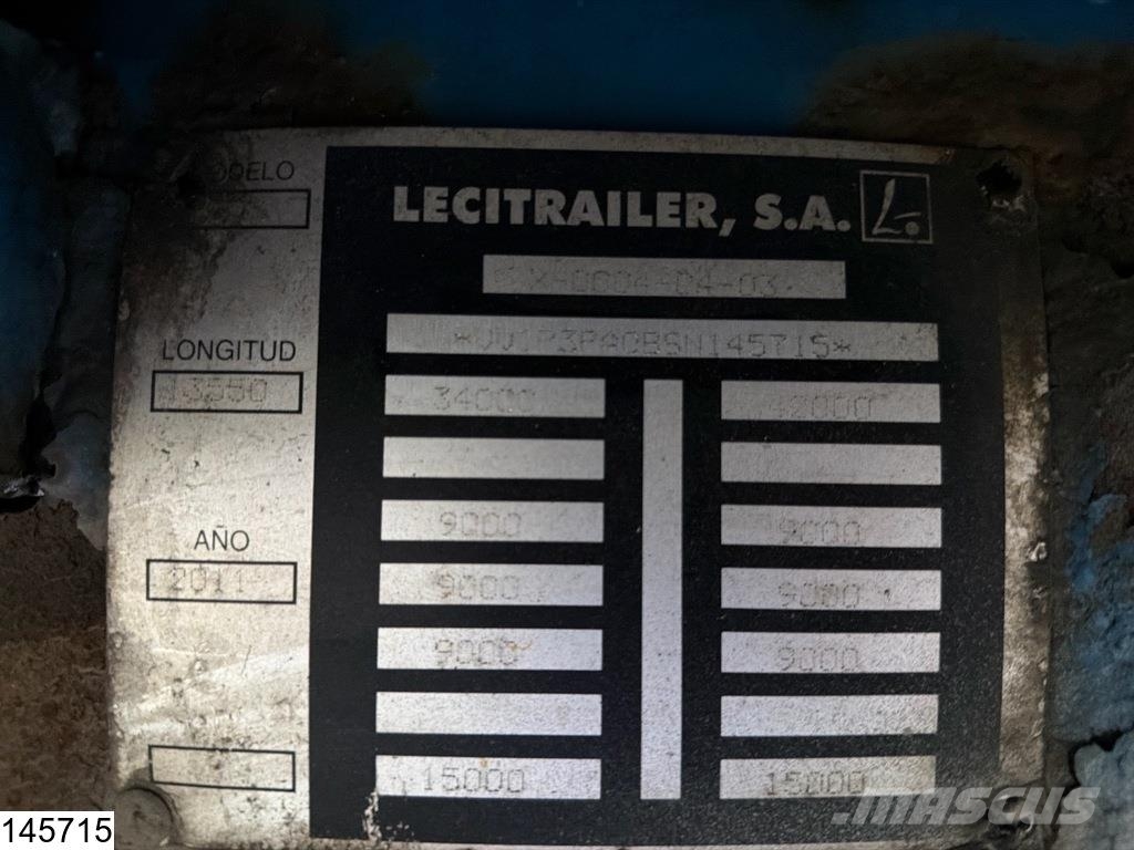 Lecitrailer open laadbak Pritschenauflieger