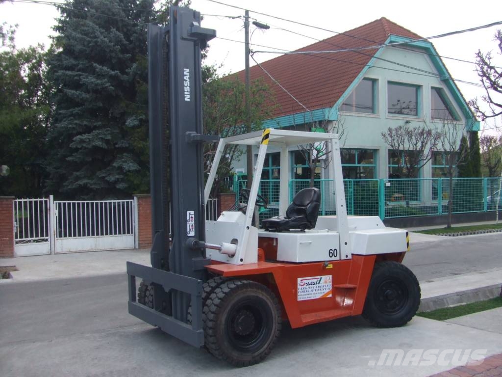 Nissan DF50-A60U V-2893 IO 디젤 지게차