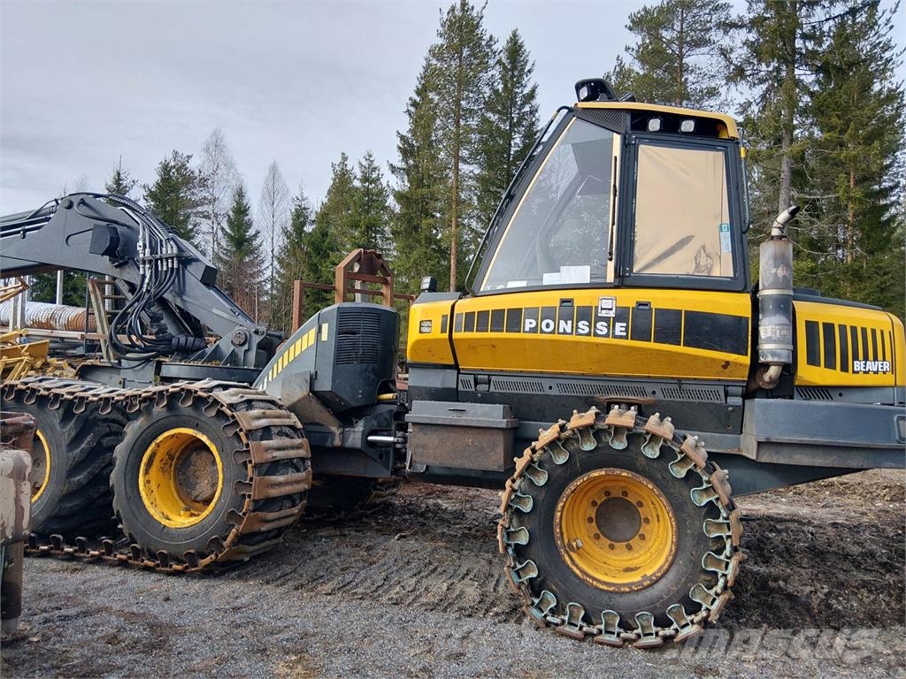 Ponsse Beaver Harvesteriai (miško kirtimo mašinos)