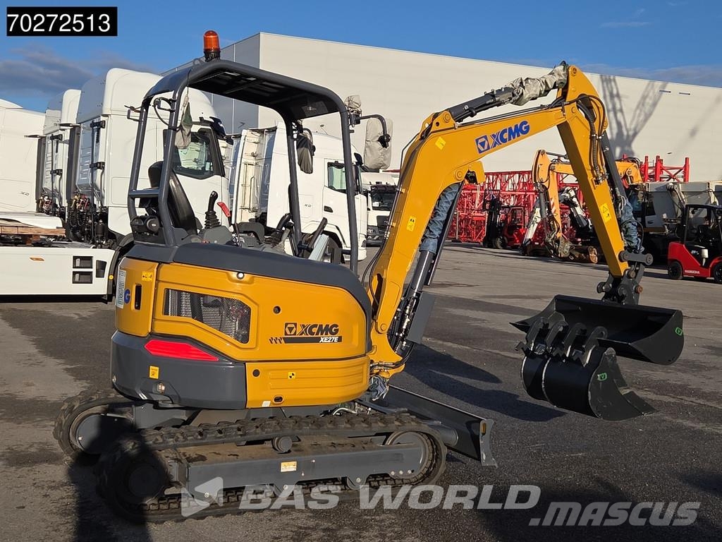 XCMG XE27 E FACTORY WARRANTY - CW / 3 BUCKETS - KUBOTA Mini excavators < 7t (Mini diggers)