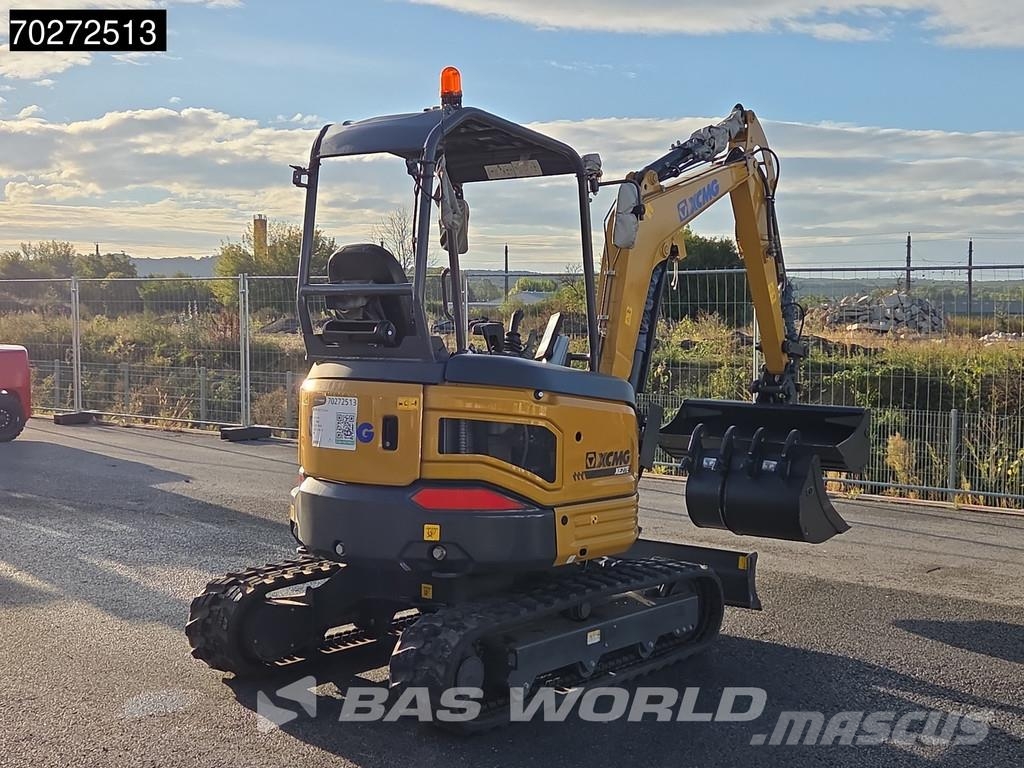 XCMG XE27 E FACTORY WARRANTY - CW / 3 BUCKETS - KUBOTA Mini excavators < 7t (Mini diggers)