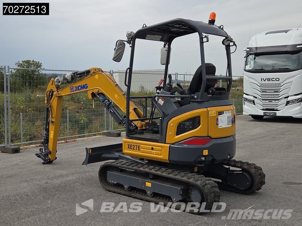 XCMG XE27 E FACTORY WARRANTY - CW / 3 BUCKETS - KUBOTA Minibagger < 7t