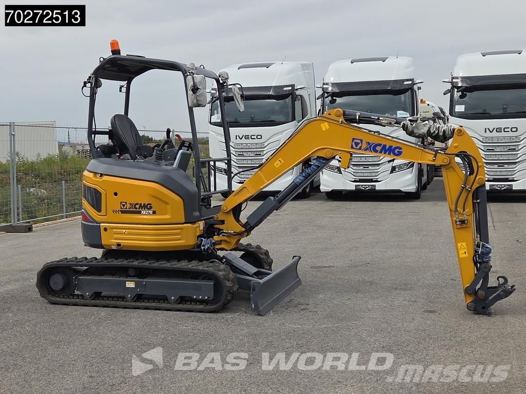 XCMG XE27 E FACTORY WARRANTY - CW / 3 BUCKETS - KUBOTA Mini excavators < 7t (Mini diggers)