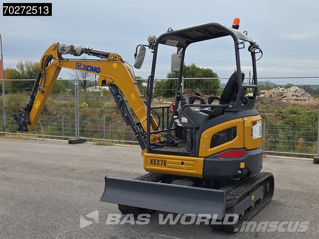 XCMG XE27 E FACTORY WARRANTY - CW / 3 BUCKETS - KUBOTA Minibagger < 7t