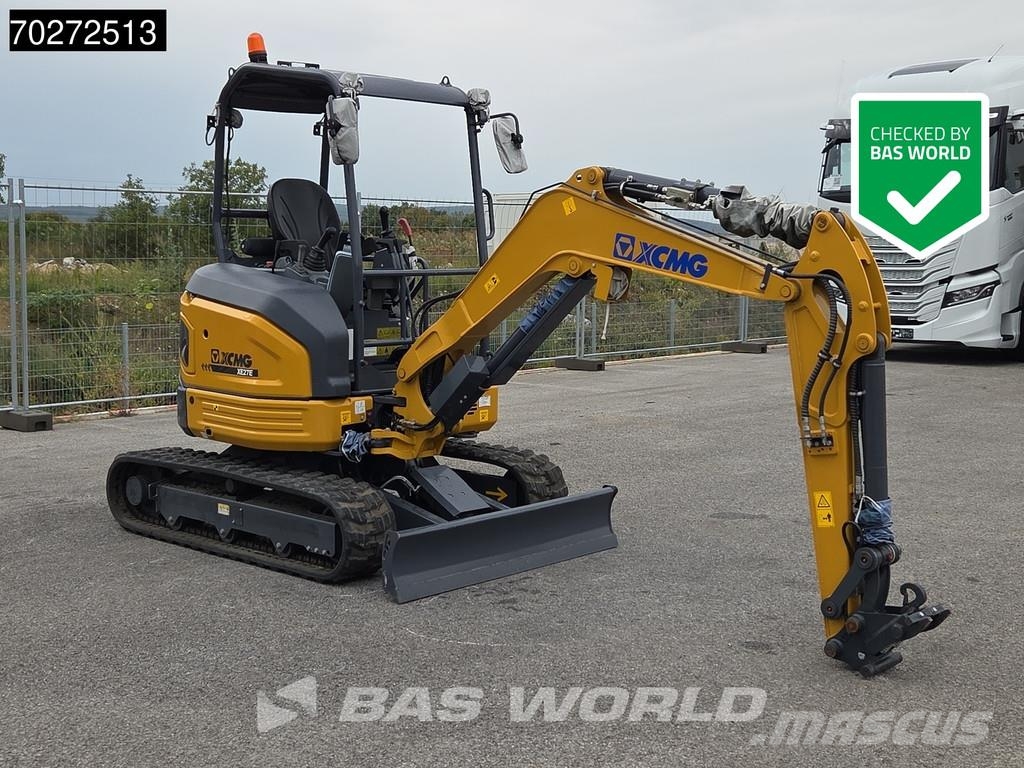 XCMG XE27 E FACTORY WARRANTY - CW / 3 BUCKETS - KUBOTA Minibagger < 7t