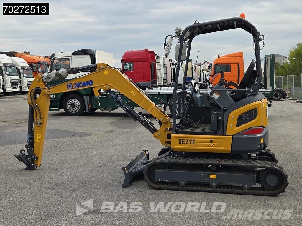 XCMG XE27 E FACTORY WARRANTY - CW / 3 BUCKETS - KUBOTA Mini ekskavatori < 7 t