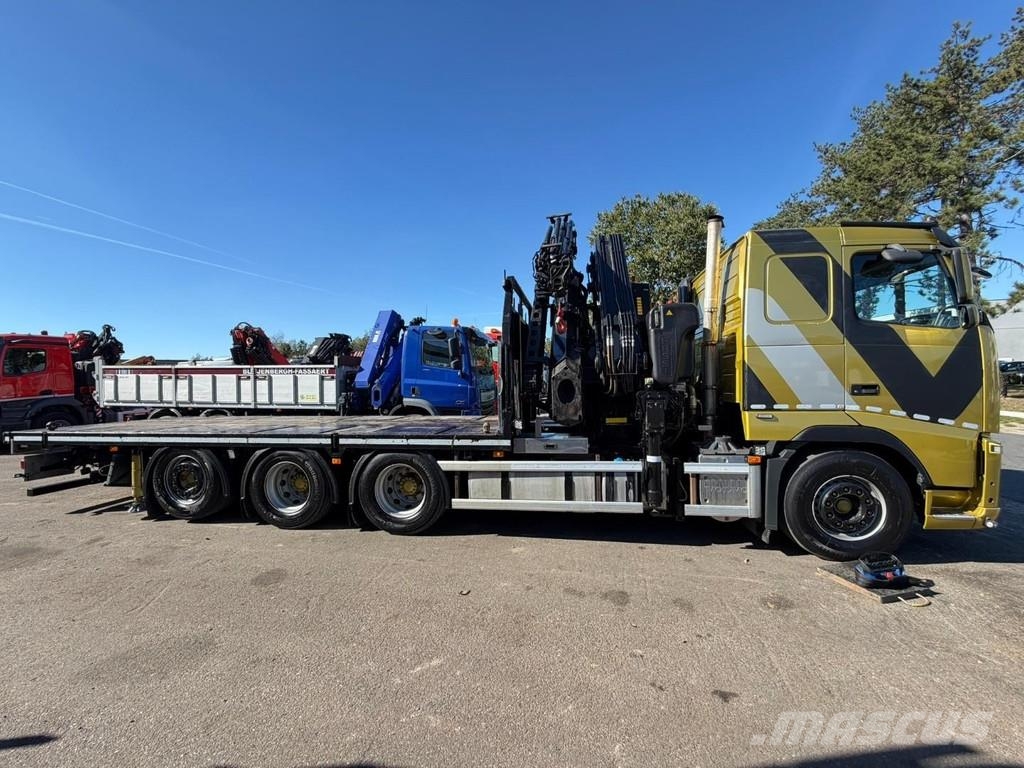 Volvo FH 420 8x4 BOOT / BOAT / BATEAU - TRANSPORT + FASS Kraner til alt terræn