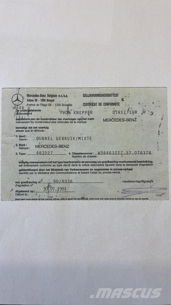 Mercedes-Benz 300-serie 300GE Samochody osobowe