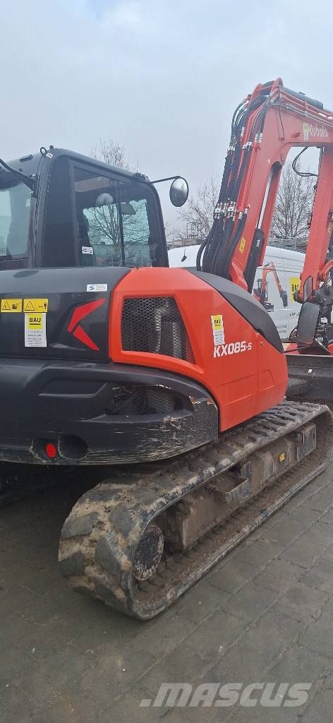 Kubota Kompaktbagger KX 085-5 GL Roomikekskavaatorid