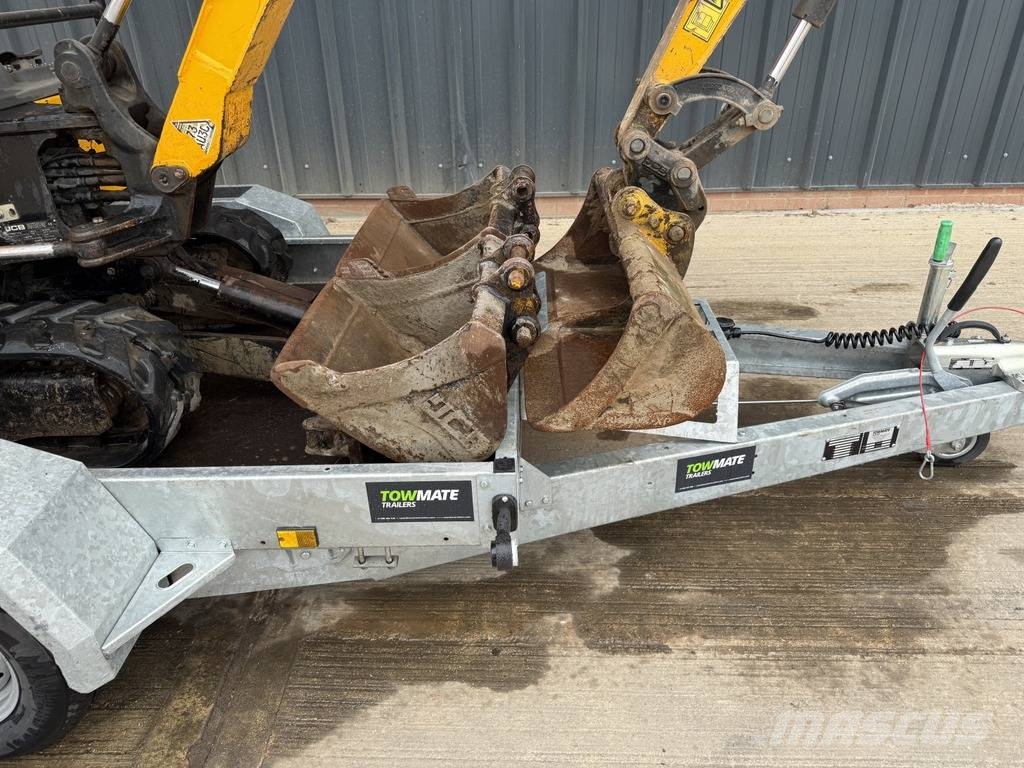JCB 15 C-1 1.5t Mini Excavator + 2.7t Plant Trailer Minibagger < 7t