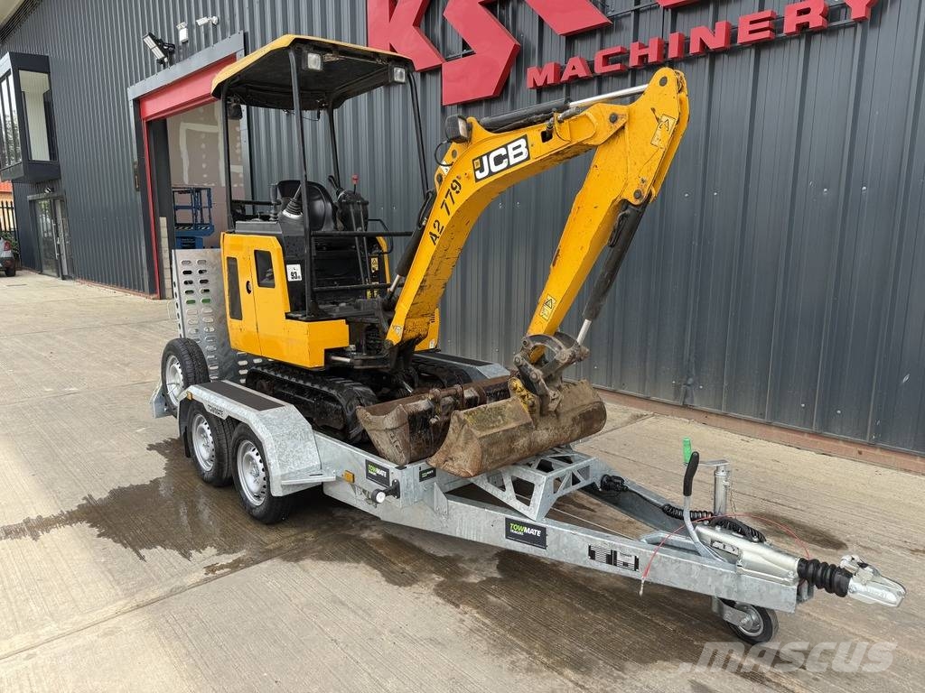 JCB 15 C-1 1.5t Mini Excavator + 2.7t Plant Trailer Minibagger < 7t