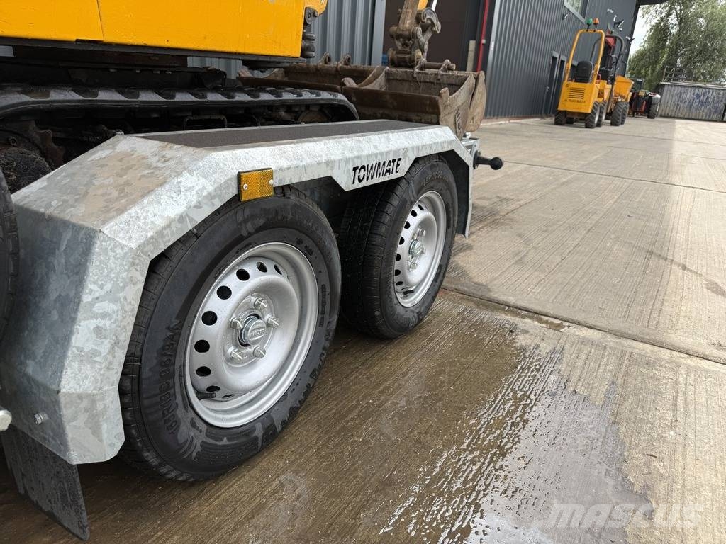 JCB 15 C-1 1.5t Mini Excavator + 2.7t Plant Trailer Minibagger < 7t
