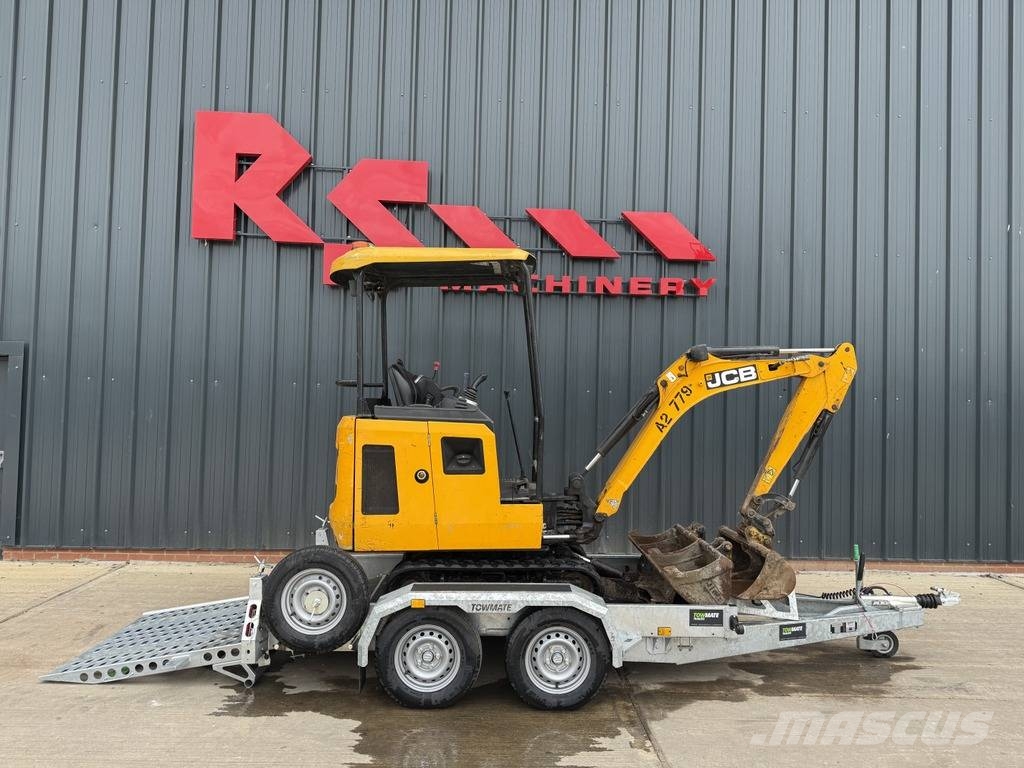 JCB 15 C-1 1.5t Mini Excavator + 2.7t Plant Trailer Minibagger < 7t