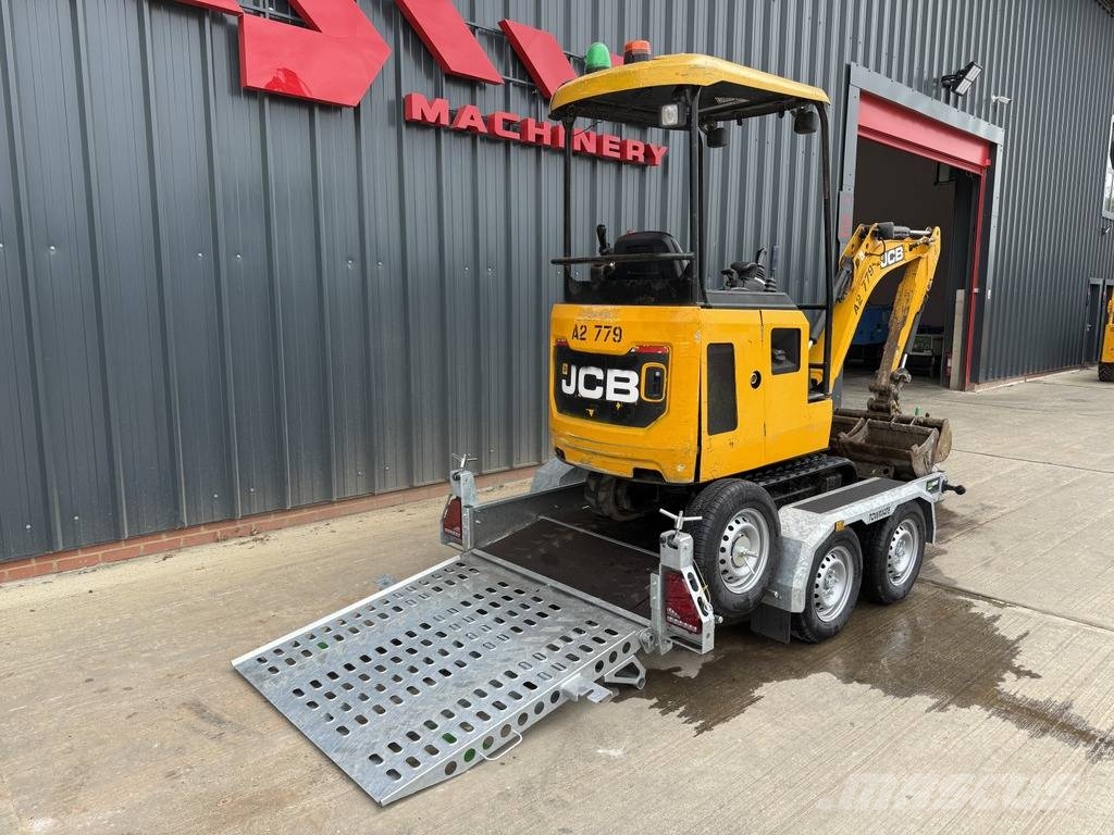 JCB 15 C-1 1.5t Mini Excavator + 2.7t Plant Trailer Minibagger < 7t