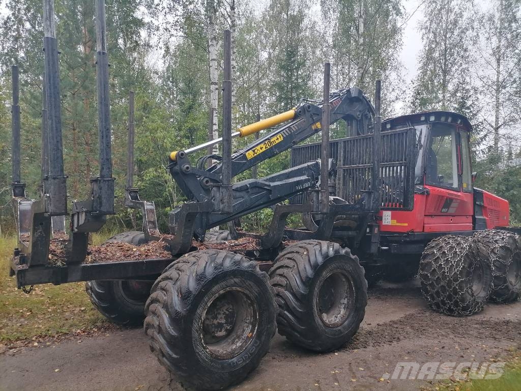Komatsu 865 원목 포워더
