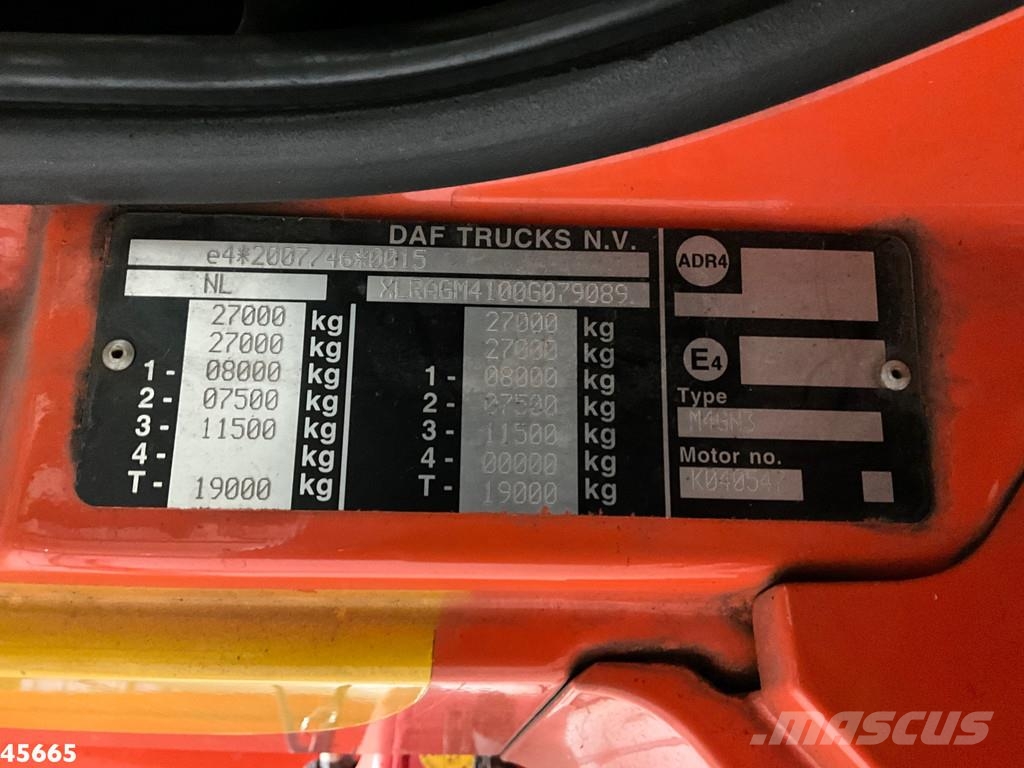 DAF FAG CF 290 Euro 6 Geesink 20m³ Müllwagen