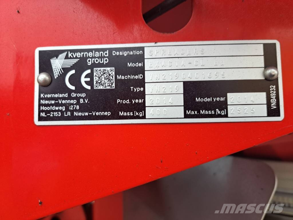 Kverneland Exacta CL- EW Mineraldüngerstreuer