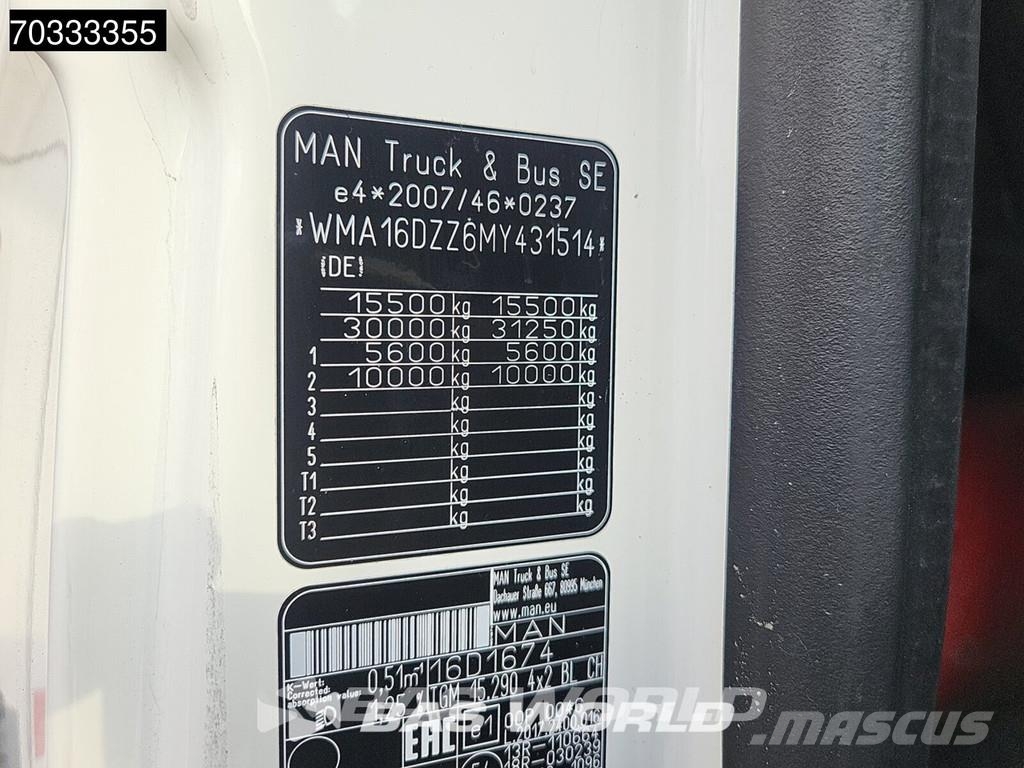 MAN TGM 15.290 4X2 15 tonner 1500kg Ladebordwand Autom Camion Fourgon