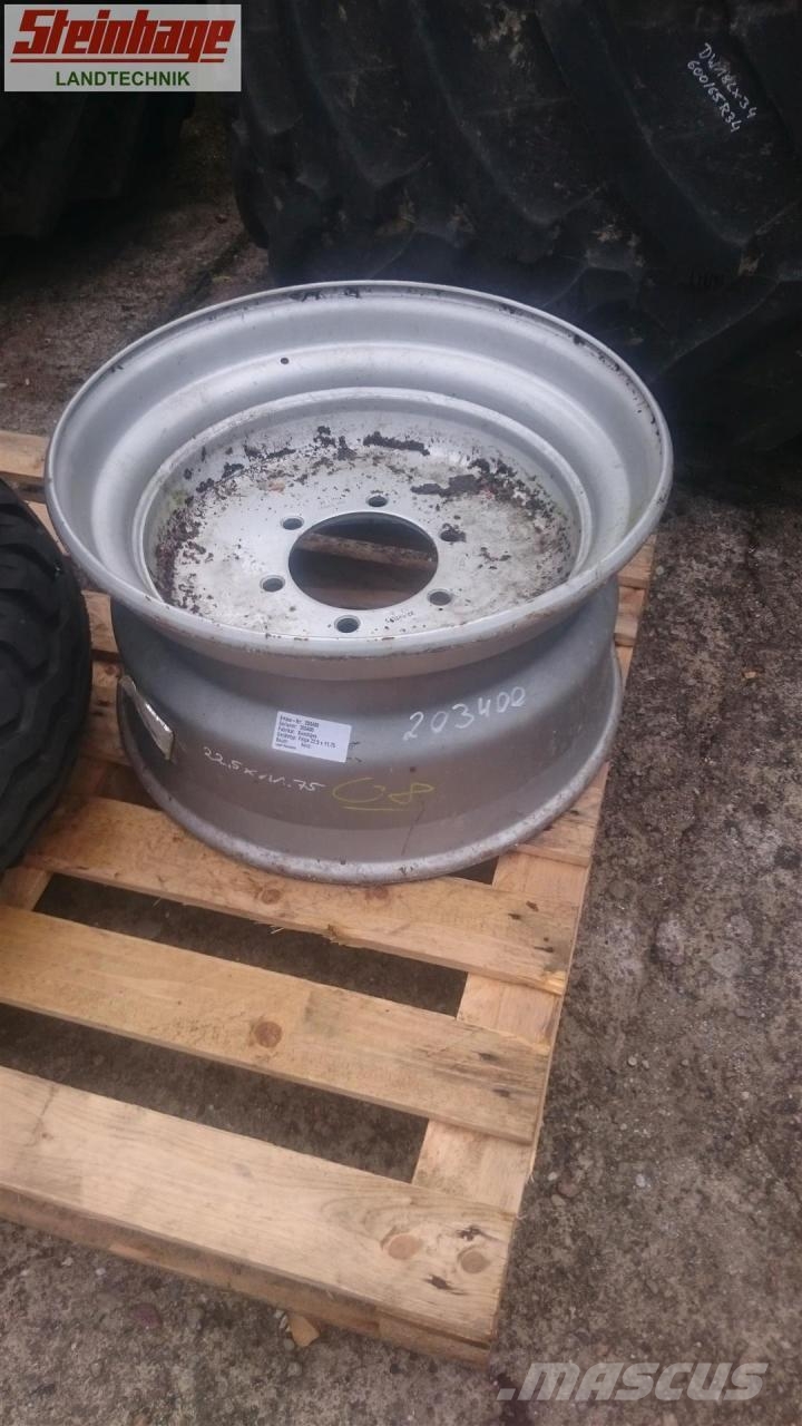 22,5 x 11,75 Tyres, wheels and rims