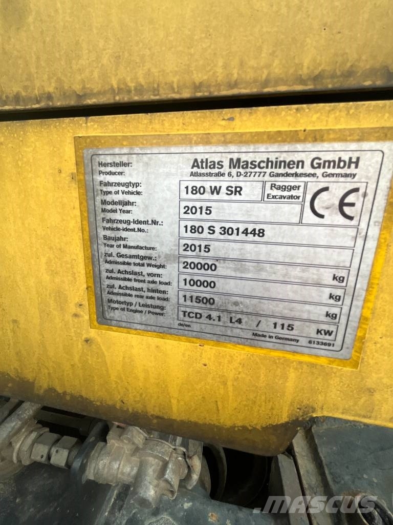 Atlas 180WSR Wielgraafmachines