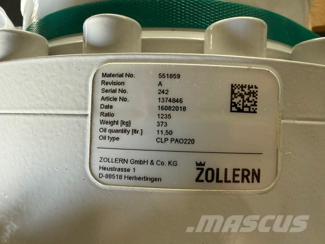 ZOELLER Swing Gear to suit Liebherr/Enercon 塔式起重機