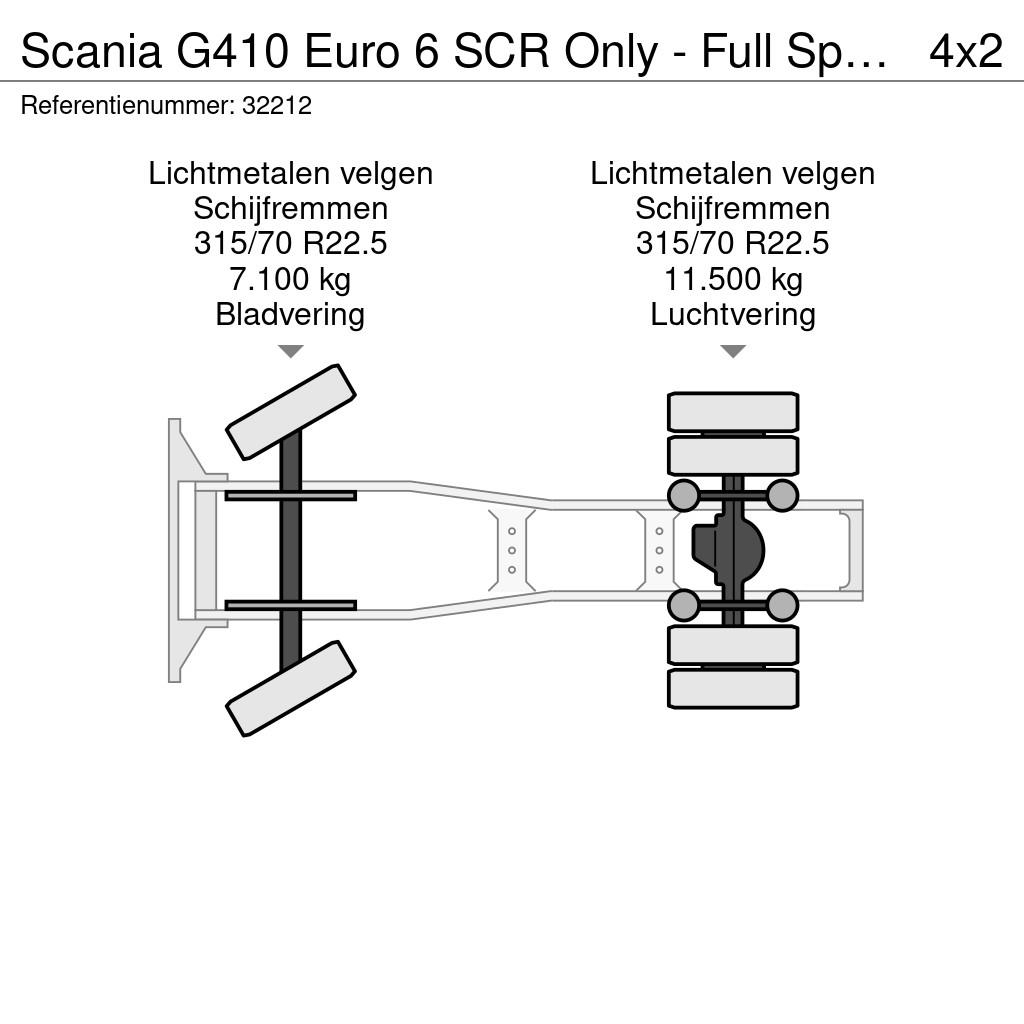 Scania G410 Euro 6 SCR Only - Full Spoiler - Alcoa - Smar Sattelzugmaschinen