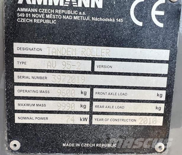 Ammann AV 95-2 Cilindri compactori dubli
