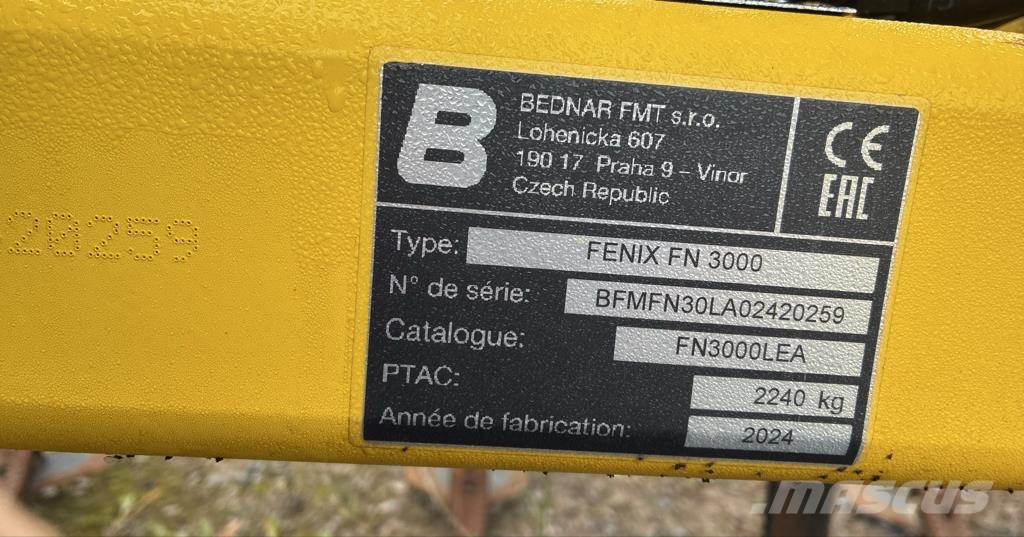 Bednar Fenix FN 3000 Cultivators