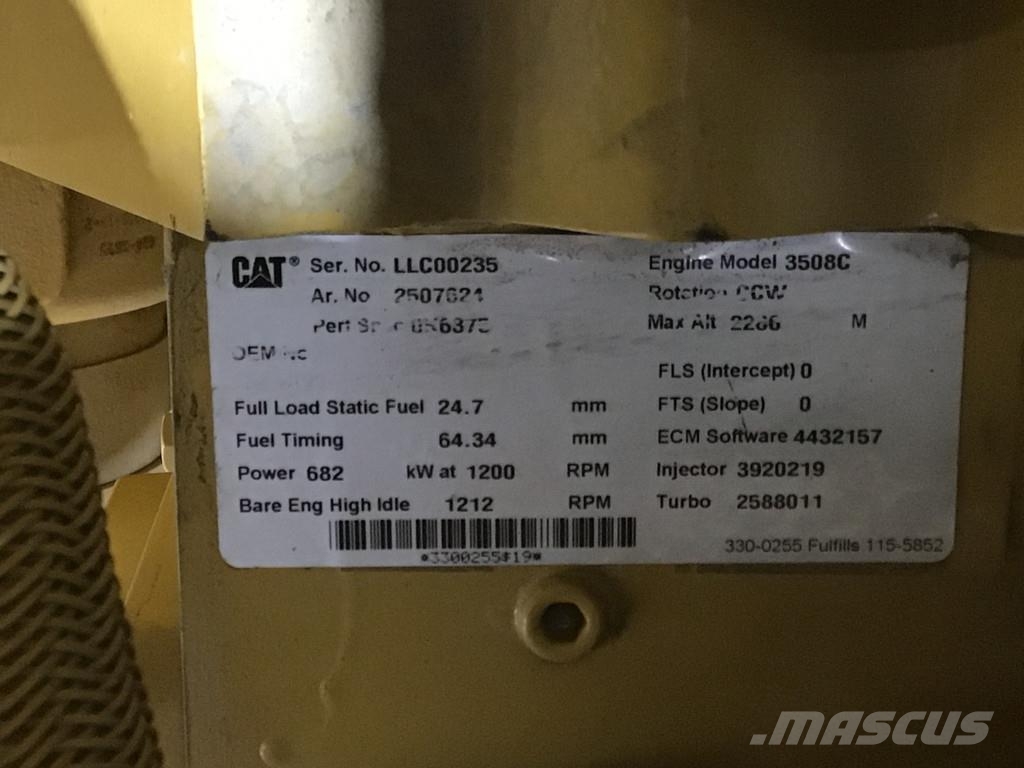 CAT 3508C LLC 250-7621 NEW Motores