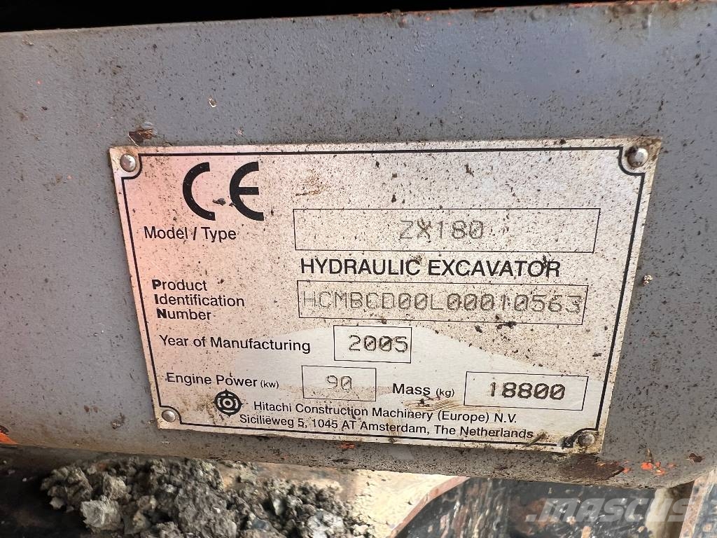 Hitachi ZX 180, 2005, Chulmleigh, Devon, United Kingdom - Used