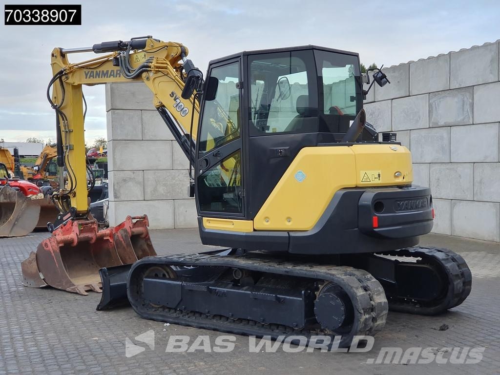Yanmar SV100 A/C - 3 Buckets Minigrävare < 7t
