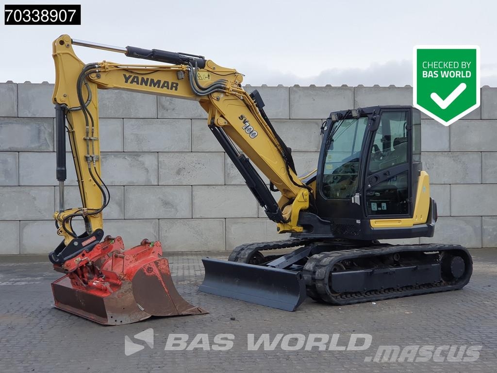 Yanmar SV100 A/C - 3 Buckets Minigrävare < 7t