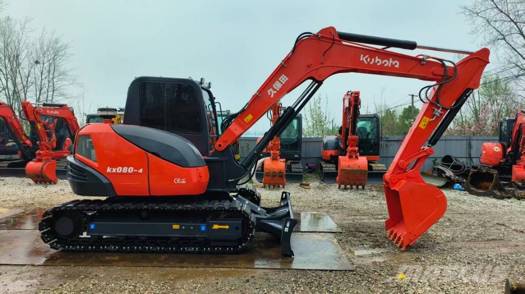 Kubota KX 080-4 小型挖土機/掘鑿機<7t(小型挖掘機)