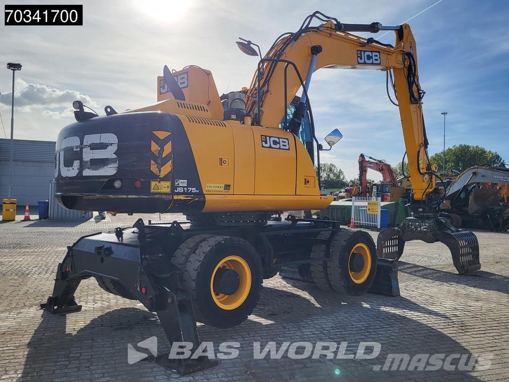 JCB JS175 W Lift Cabin Escavadoras de rodas