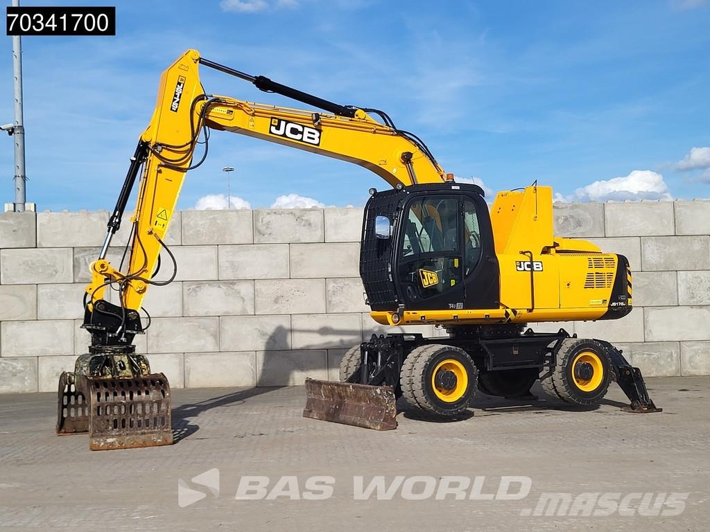 JCB JS175 W Lift Cabin Escavadoras de rodas