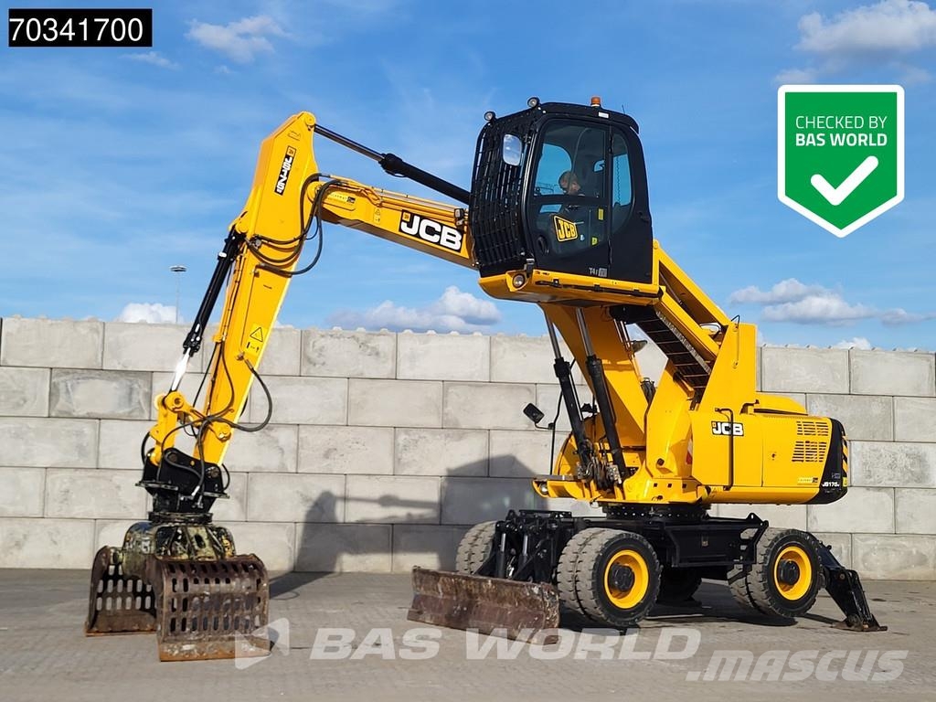 JCB JS175 W Lift Cabin Escavadoras de rodas