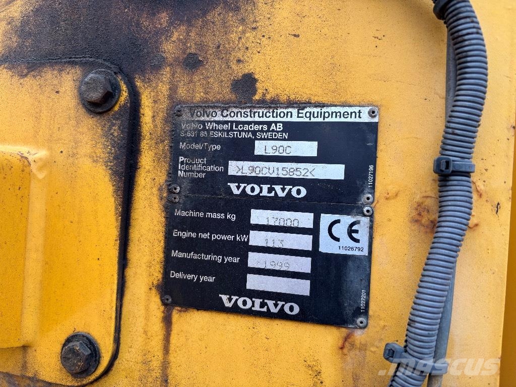 Volvo L 90 C / 3.as hyd, Rasvari, Vipuohjaus لوادر بعجل