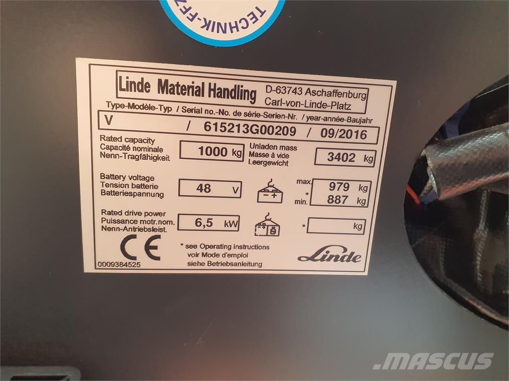 Linde V48 معدات الرفع عالي المستوى