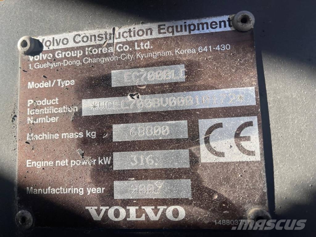 Volvo EC 700 B Гусеничные экскаваторы