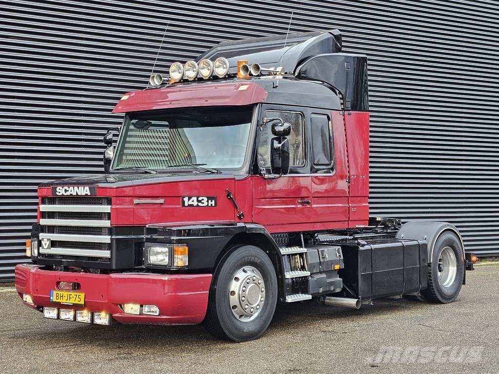 Scania T143.450 TOPLINE / TORPEDO / HAUBER / 460 cm WB Tahače