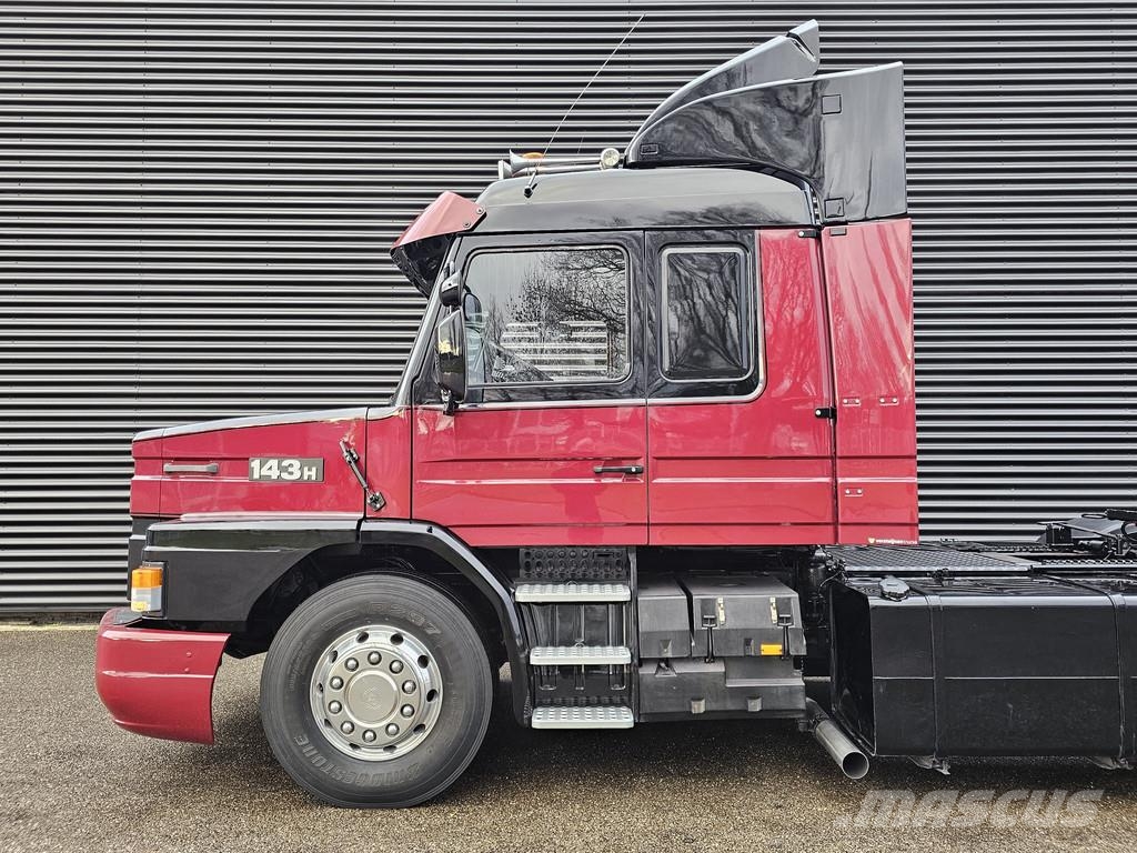 Scania T143.450 TOPLINE / TORPEDO / HAUBER / 460 cm WB Tahače
