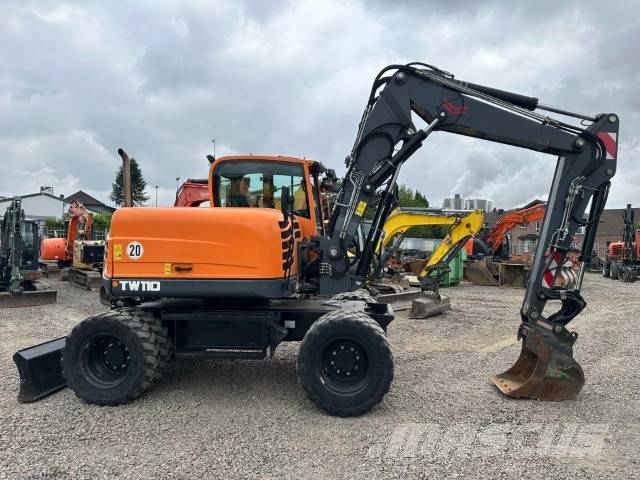 Terex TW 110 Mobilbagger / AC / 48.000 EUR Ratiniai ekskavatoriai