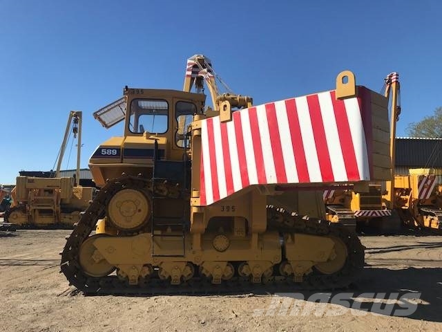 CAT 589  105 t Hubkraft 8x PIPELAYER MIETE / RENTAL Putkenlaskijat