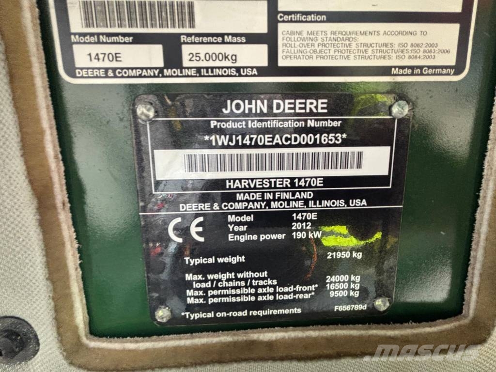 John Deere 1470 E Cosechadoras