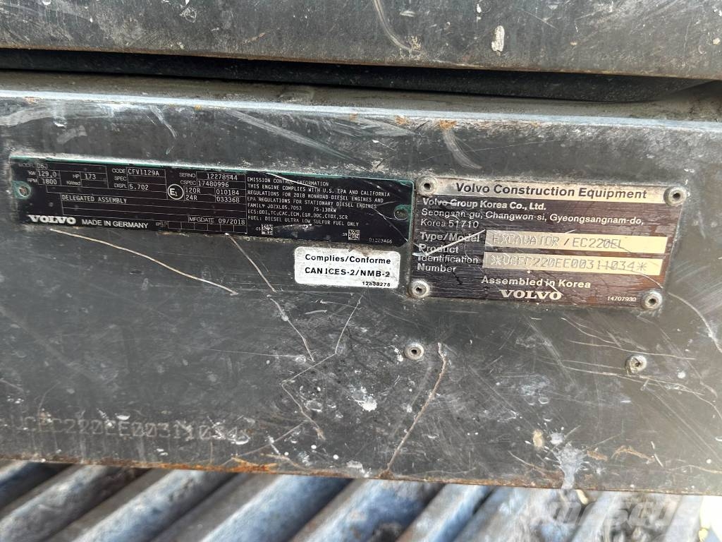 Volvo EC 220 EL Bandgrävare