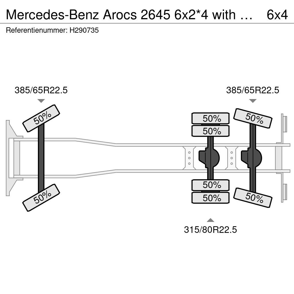 Mercedes-Benz Arocs 2645 6x2*4 with Hydrodrive - Palfinger T18A Camiones polibrazo