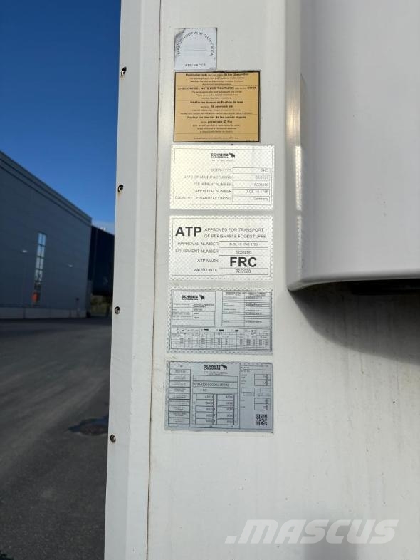Schmitz Cargobull Trailer Reefer Flower Width & Dual Temp & Double S Temperature controlled semi-trailers