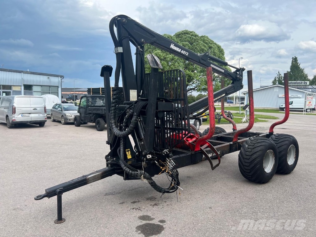 Nokka HK 4372 + 1002K metsäkuormainpaketti Горски ремаркета
