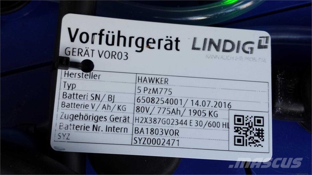 Linde E30/600HL 电动叉车